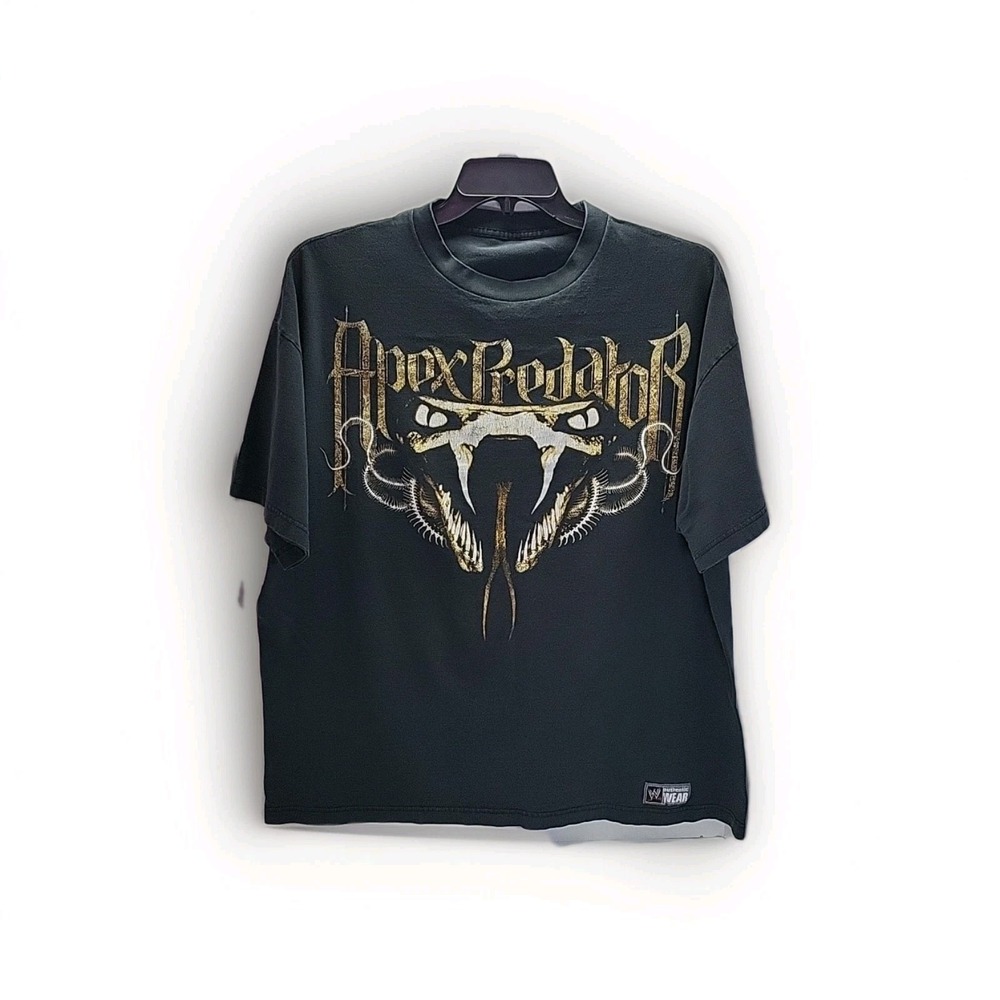 Randy Orton Apex Predator WWE Men's T-Shirt Bio Print Double Sided Size XXL